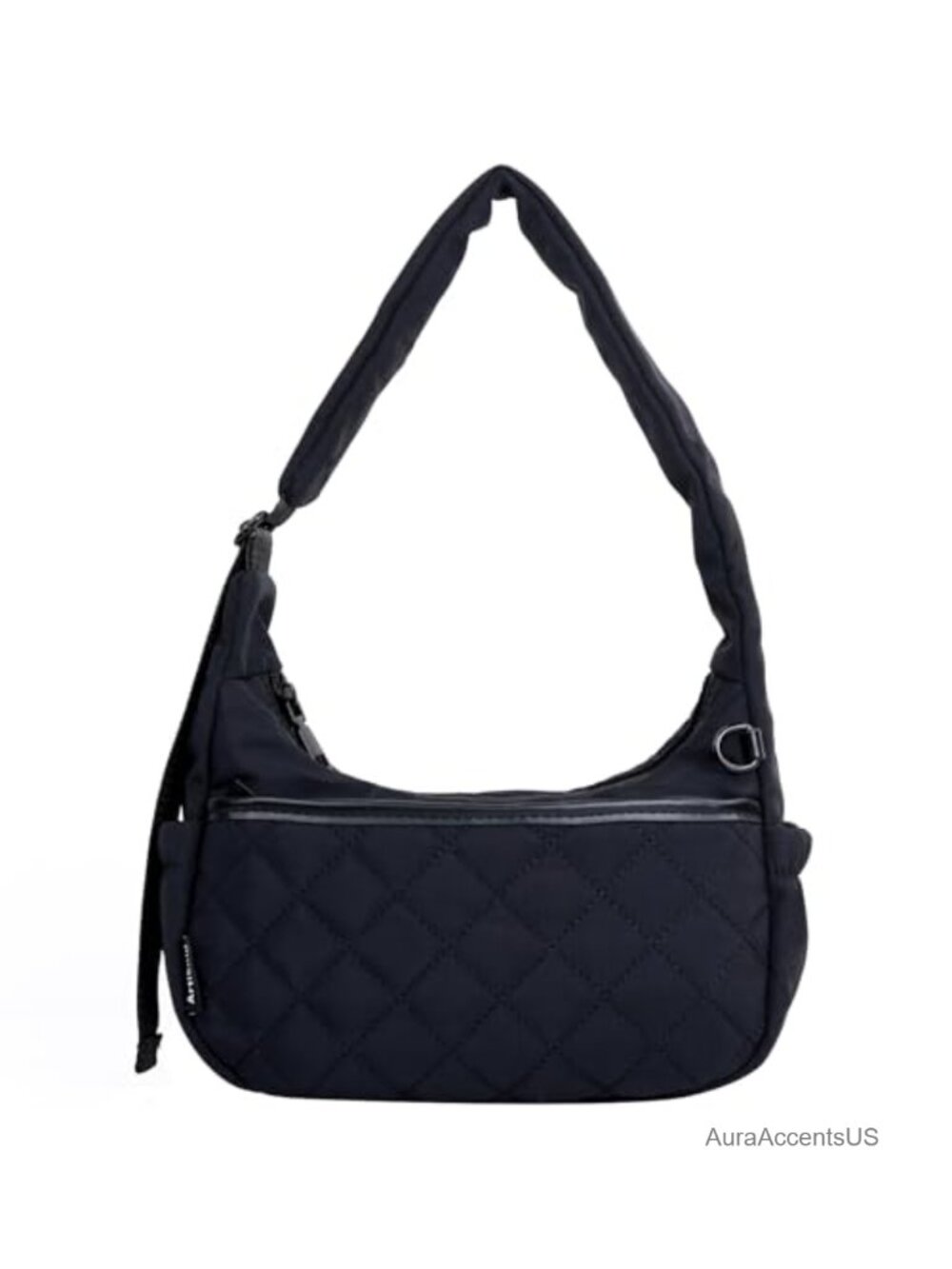 Retro Hobo Shoulder Bag Nylon Clutch Purse with Pockets